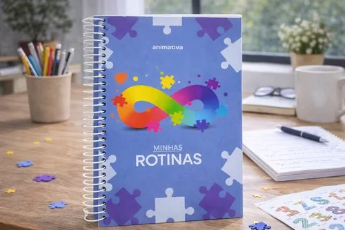 Agenda Minhas Rotinas 176 Folhas – Azul