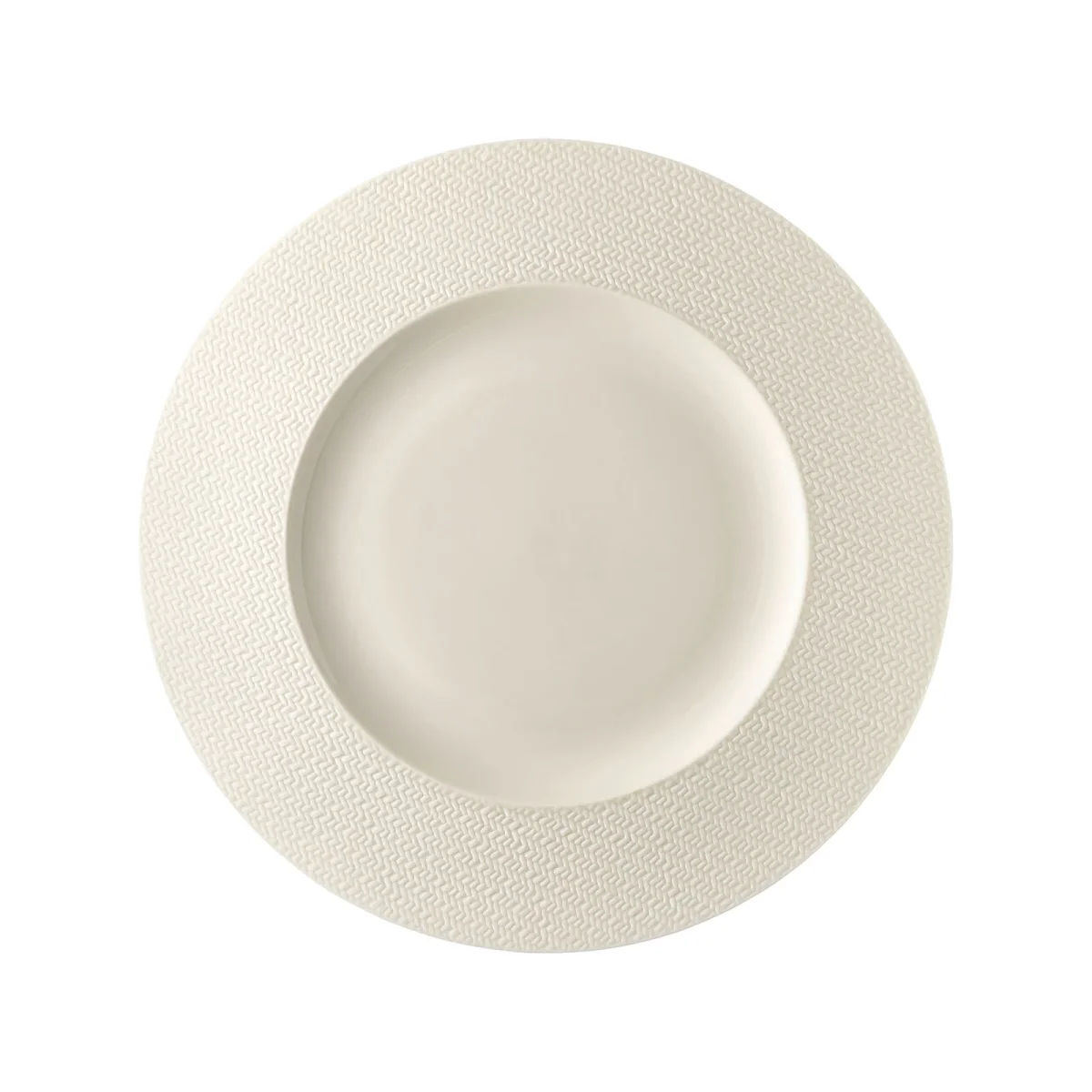 PRATO DE JANTAR RIM BRANCO