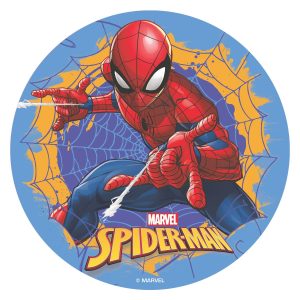 6 DISCOS HÓSTIA PARA DECORAR BOLOS SPIDERMAN B 20 CM