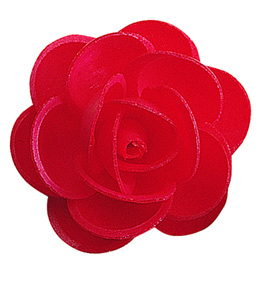 ROSA VERMELHA SEM FOLHA 4,5CM