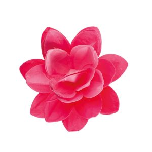 FLOR DE BOLACHA ROSA13CM