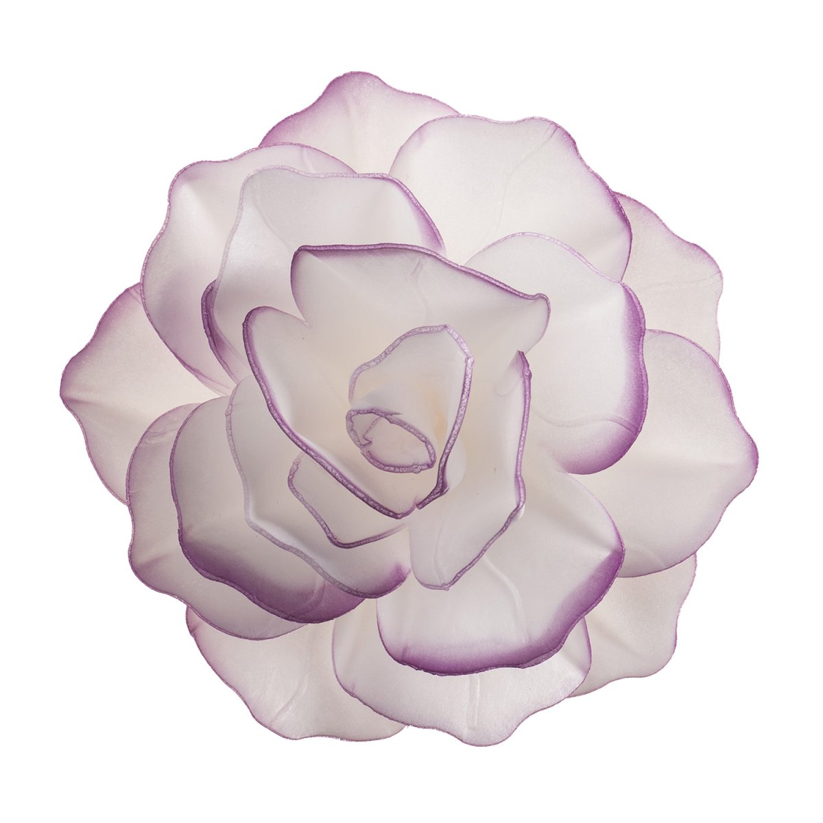 FLOR DE HÓSTIA COM REBORDO ROXO 12,5CM