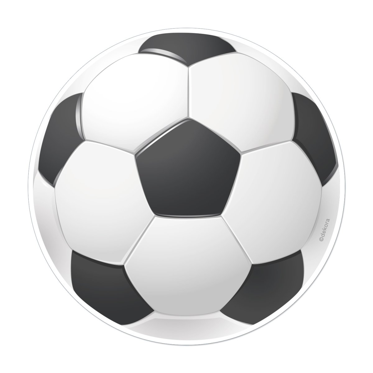 DISCO HÓSTIA PARA BOLOS BOLA DE FUTEBOL 20CM