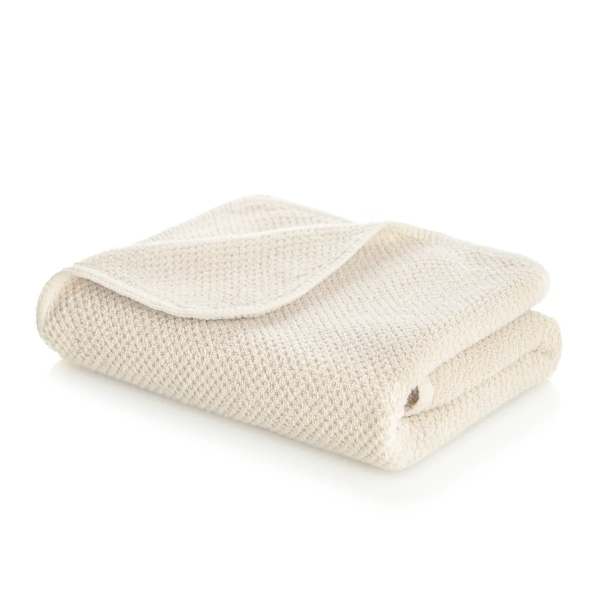 TOALHA BEE WAFFLE NATURAL 30X30CM