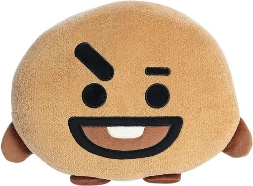 Manta Almofada Infantil Personagens BT21 – Marrom