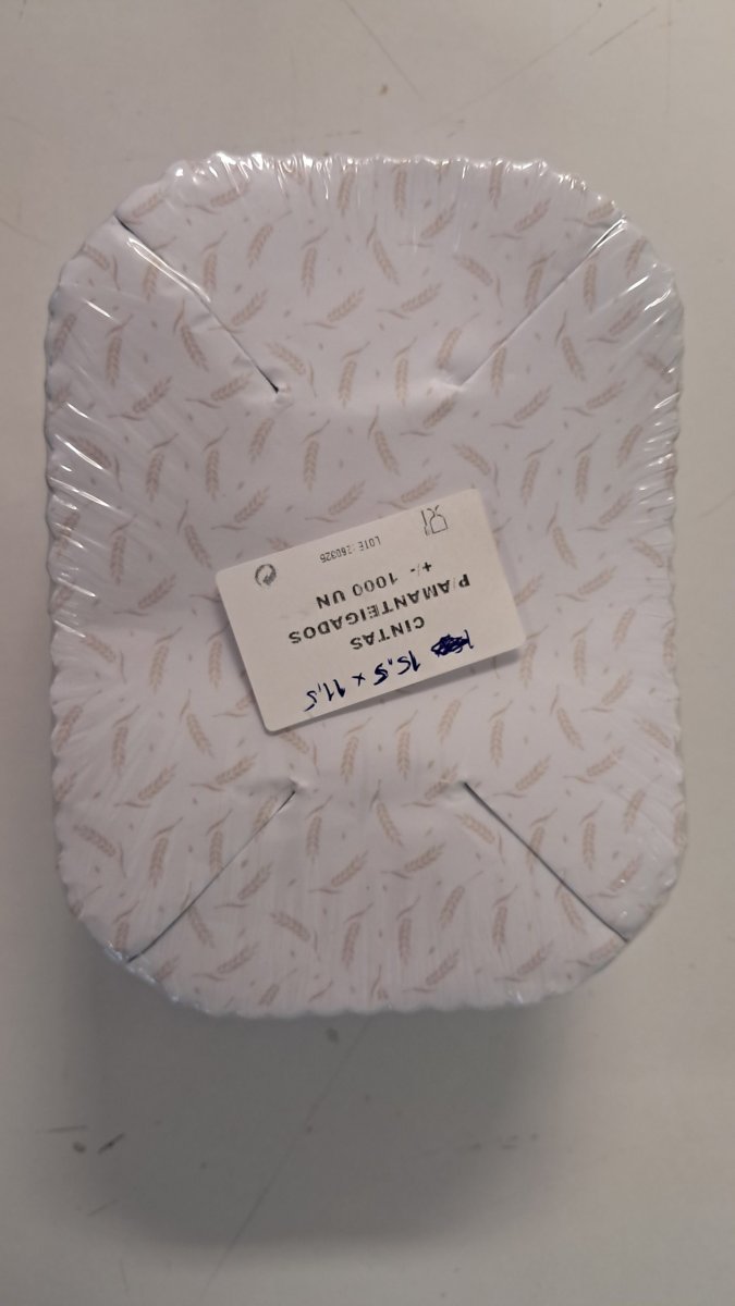 CINTAS PARA QUEQUES “AMANTEIGADOS” 15,5cm X 11,5cm – 1000 unidades