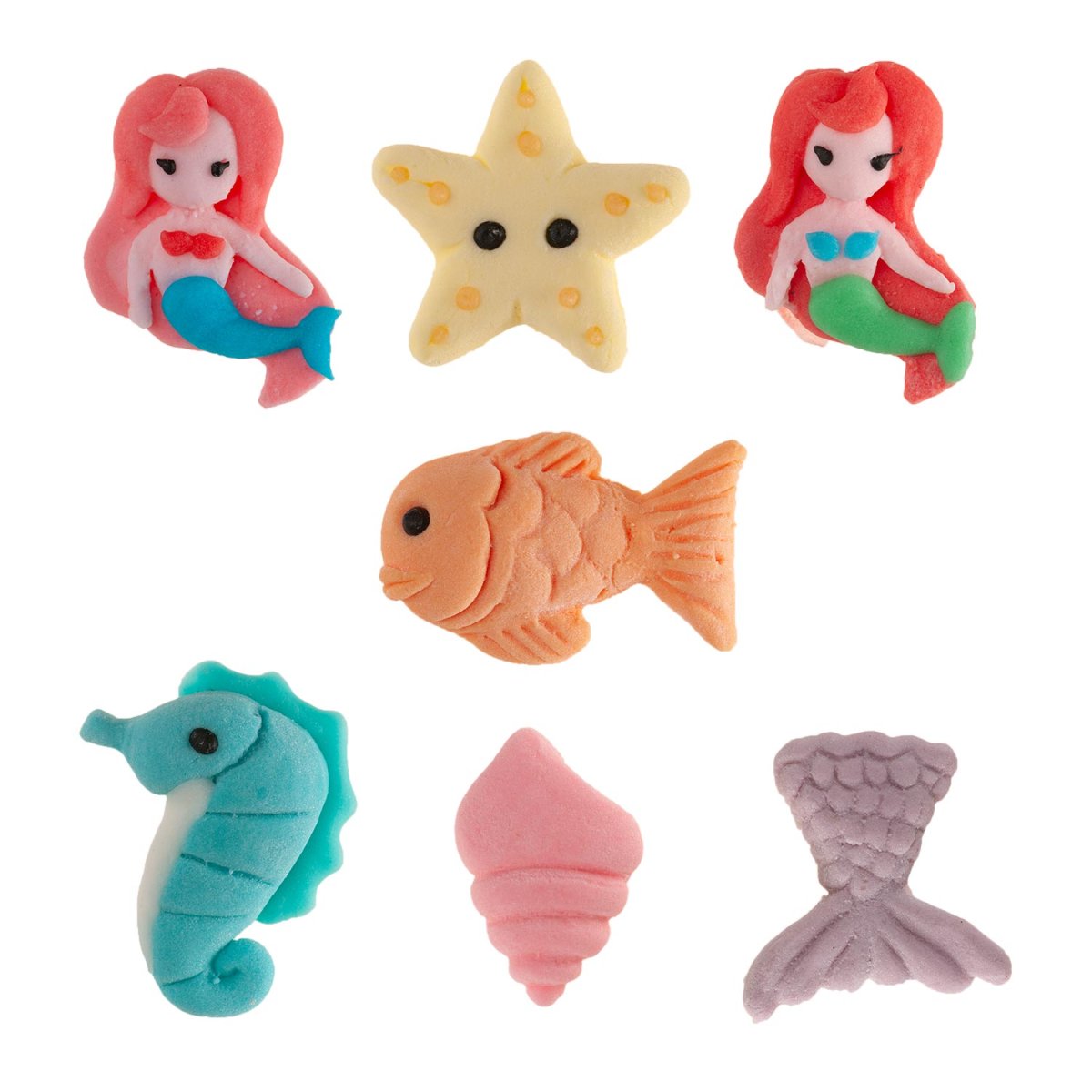 DECORAÇÃO DE AÇÚCAR 2D SIRENE 7 DES