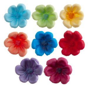 FLOR DE AÇÚCAR SORTIMENTO 8 CORES  Ø 2,5 CM
