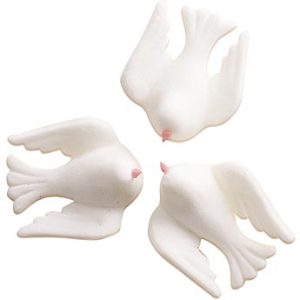 DECORAÇÃO AÇÚCAR POMBA 3,5CM