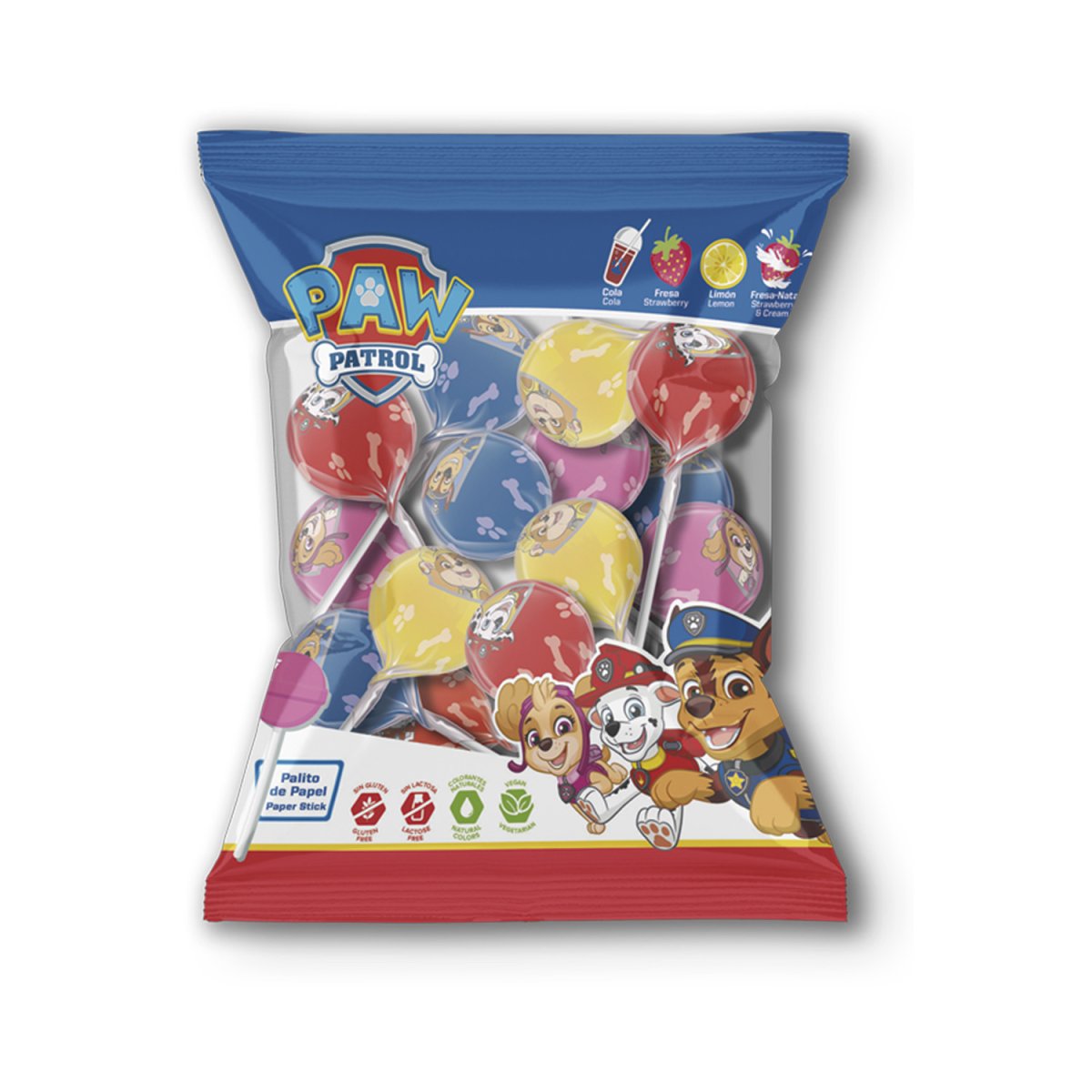 CHUPA-CHUPA PATRULHA DA PATA 12GR