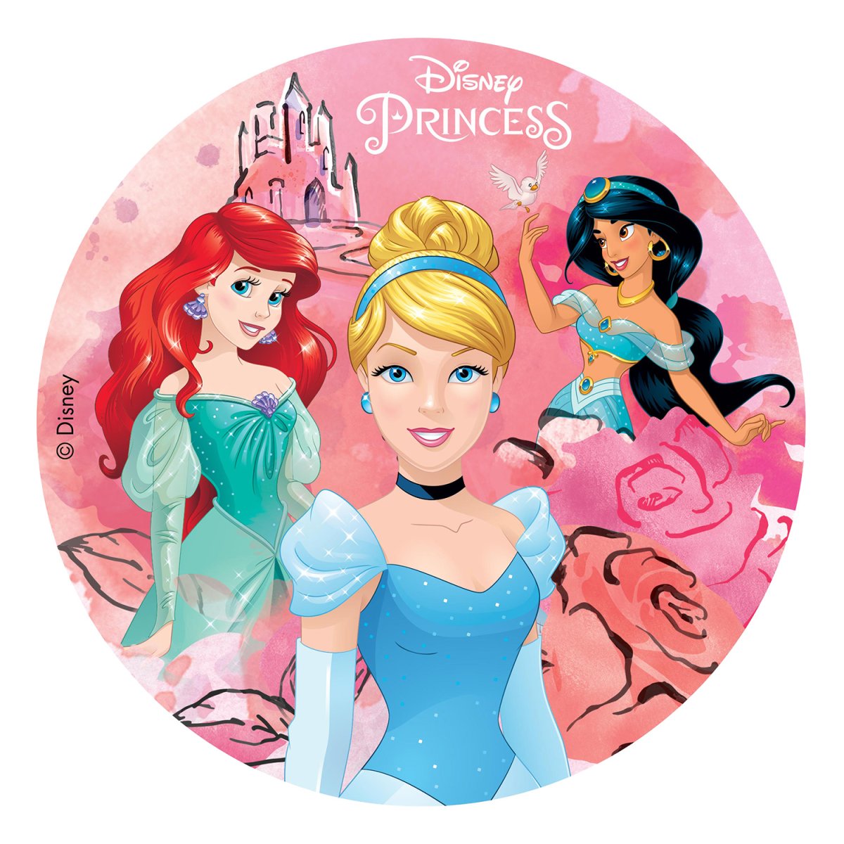 DISCOS COMESTIVELS BOLOS PRINCESSES 20CM