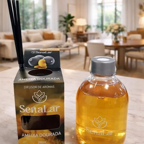 Difusor de aromas Ameixa dourada 250ml – Dourado