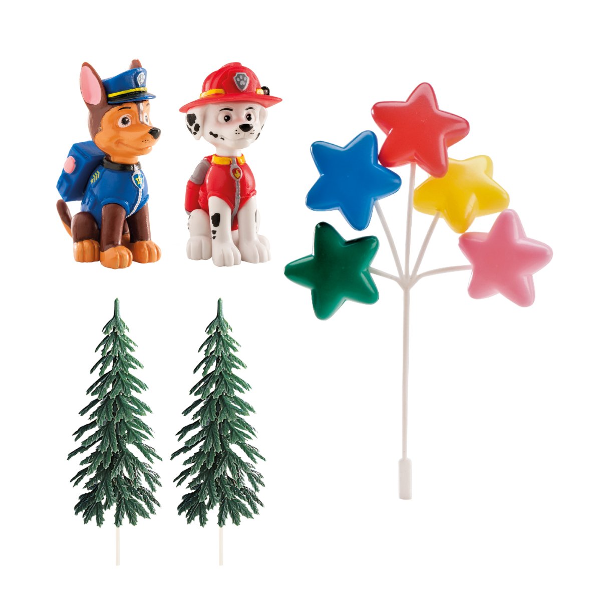 KIT PVC RETAIL PAW PATROL PARA DECORAR BOLOS