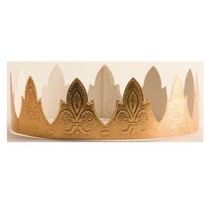 COROA DOURADA 50X5CM