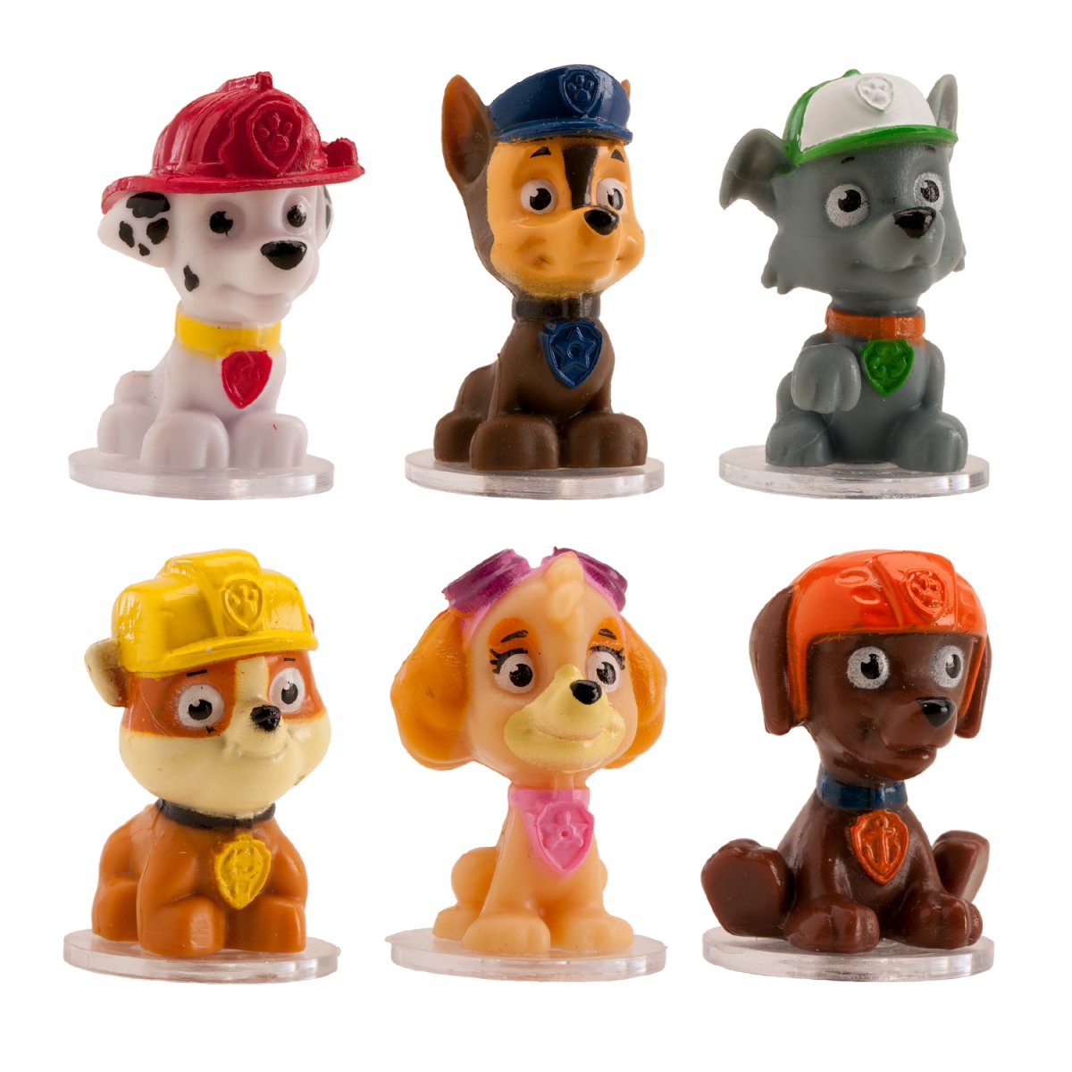FIGURAS PARA BOLO DE REI 3D PATRULHA PATA 3,5-4 CM
