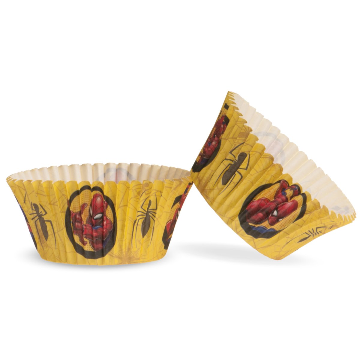 8 BLISTERS 25 FORMAS PAPEL CUPCAKE HOMEM-ARANHA Ø 5 CM x H 3 CM