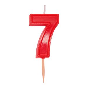 12 VELAS NÚMERO 7 HELVET
