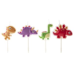 VELAS ANIVERSÁRIO DINOSSAURO 4UD