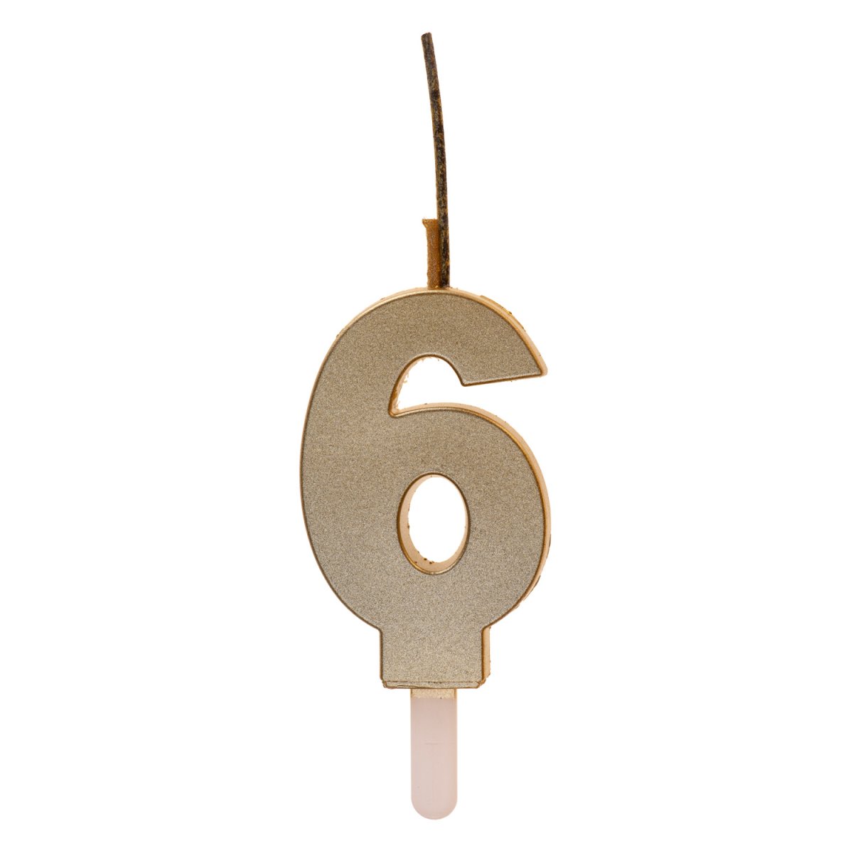 VELAS DE ANIVERSÁRIO DE OURO ESPUMANTE Nº6