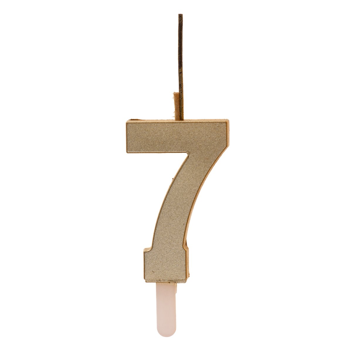 VELAS DE ANIVERSÁRIO DE OURO ESPUMANTE Nº7