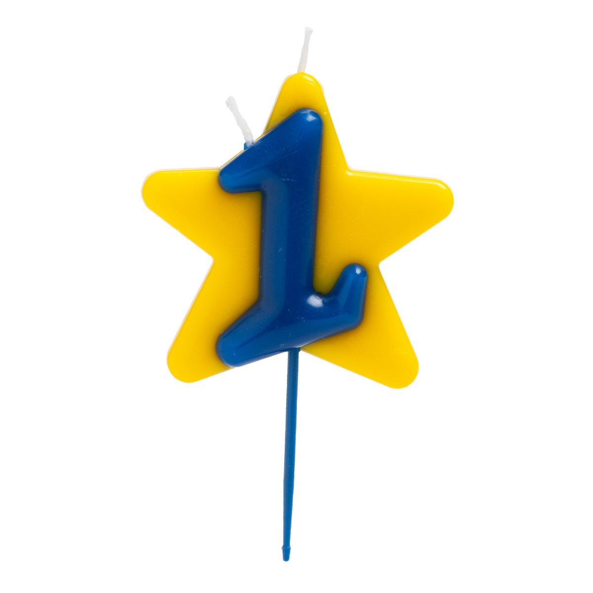 VELA ANIVERSÁRIO SOLIDÁRIA ESTRELA DESEJO DUPLO | Nº1
