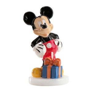 DISPLAY 6 VELAS 3D ANIVERSÁRIO MICKEY MOUSE 8CM