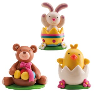 FIGURAS CLAY 3D PÁSCOA ASSORTED 5,5 CM