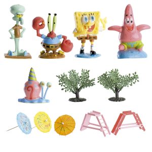 KIT BOBO ESPONJA DE PVC PARA DECORAR BOLOS
