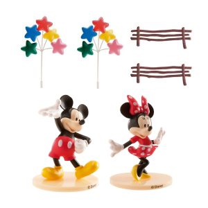 KIT PVC RETAIL MICKEY E MINNIE PARA DECORAR BOLOS
