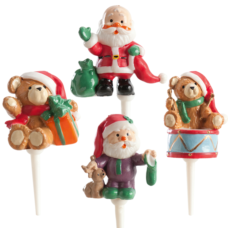 URSINHOS E PAI NATAL SORTIDO 3 CM