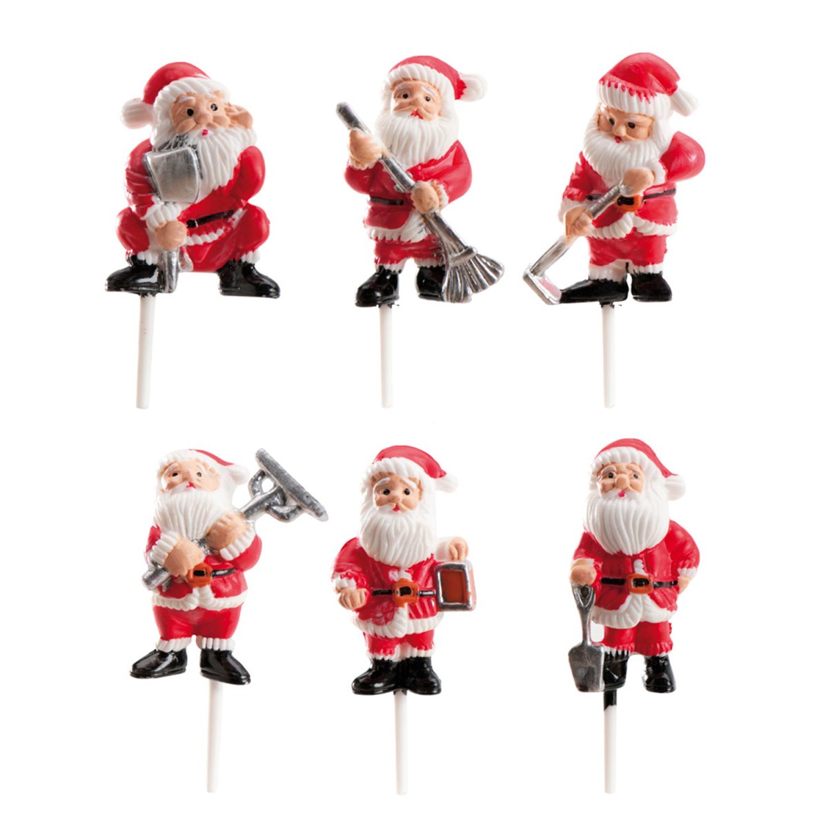PAI NATAL 6 MODELOS DE PLÁSTICO VARIADOS 4CM 72 UDS