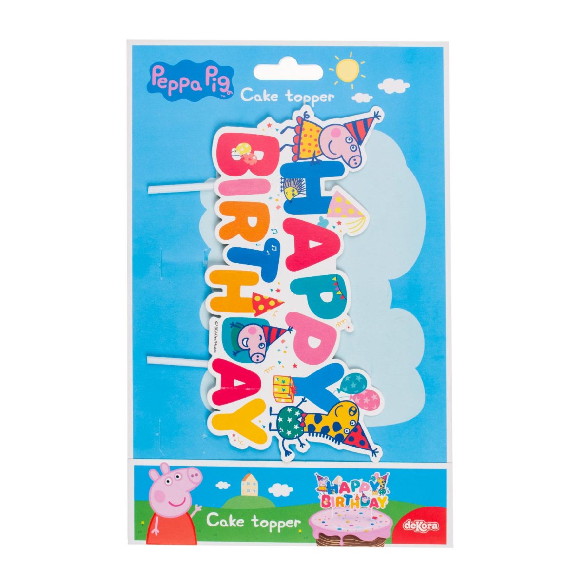 CAKE TOPPER PAPEL PEPPA PIG 17×12 CM