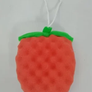 Esponja Corporal em Formato de Fruta – Vermelha
