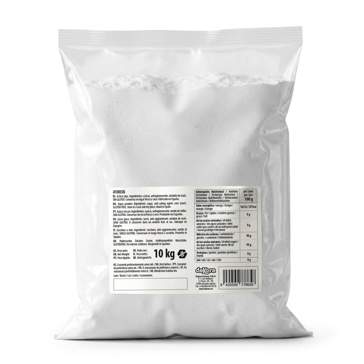 AÇÚCAR EM PÓ 10KG