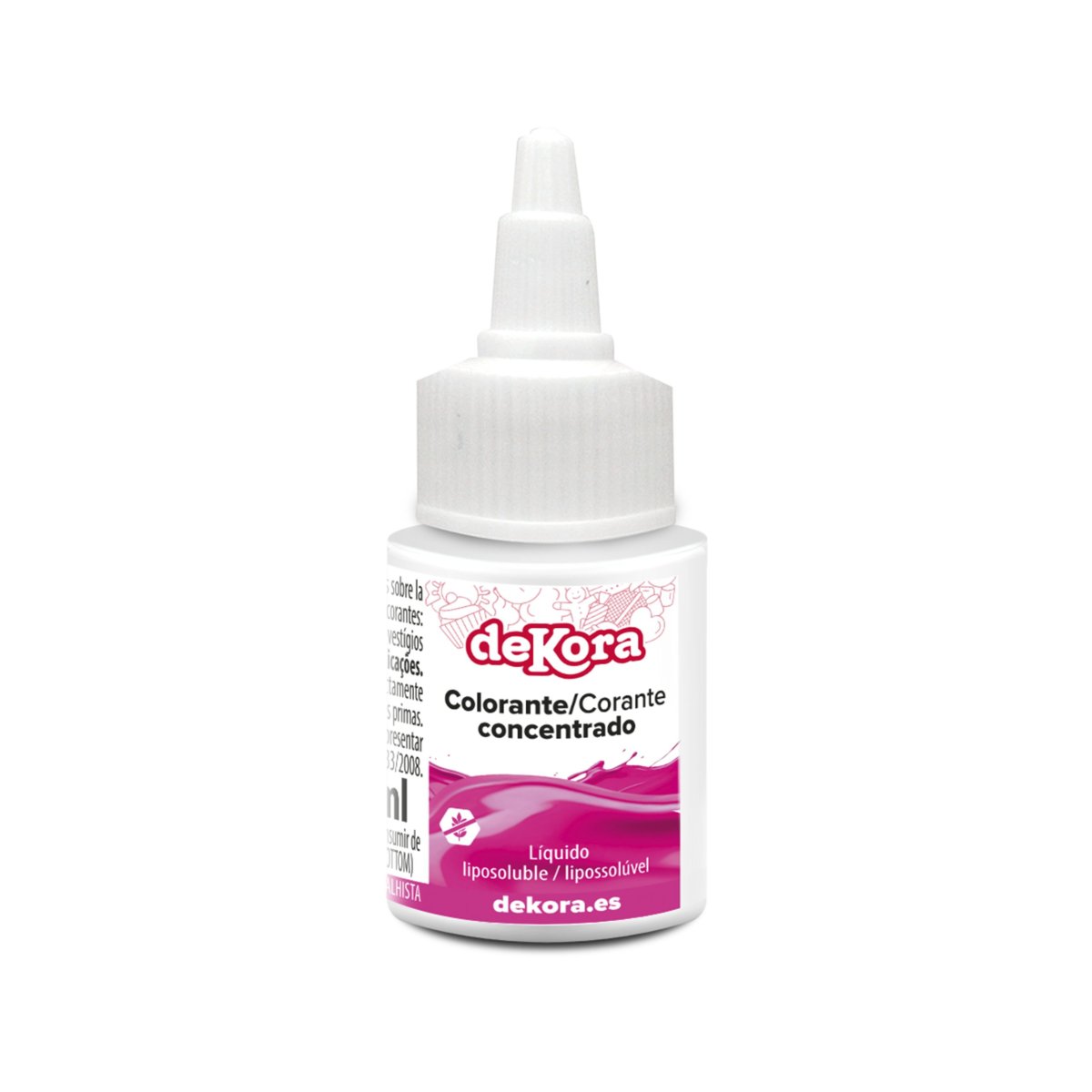 CORANTE LIPOSSOLÚVEL CONCENTRADO ROSA 30ML
