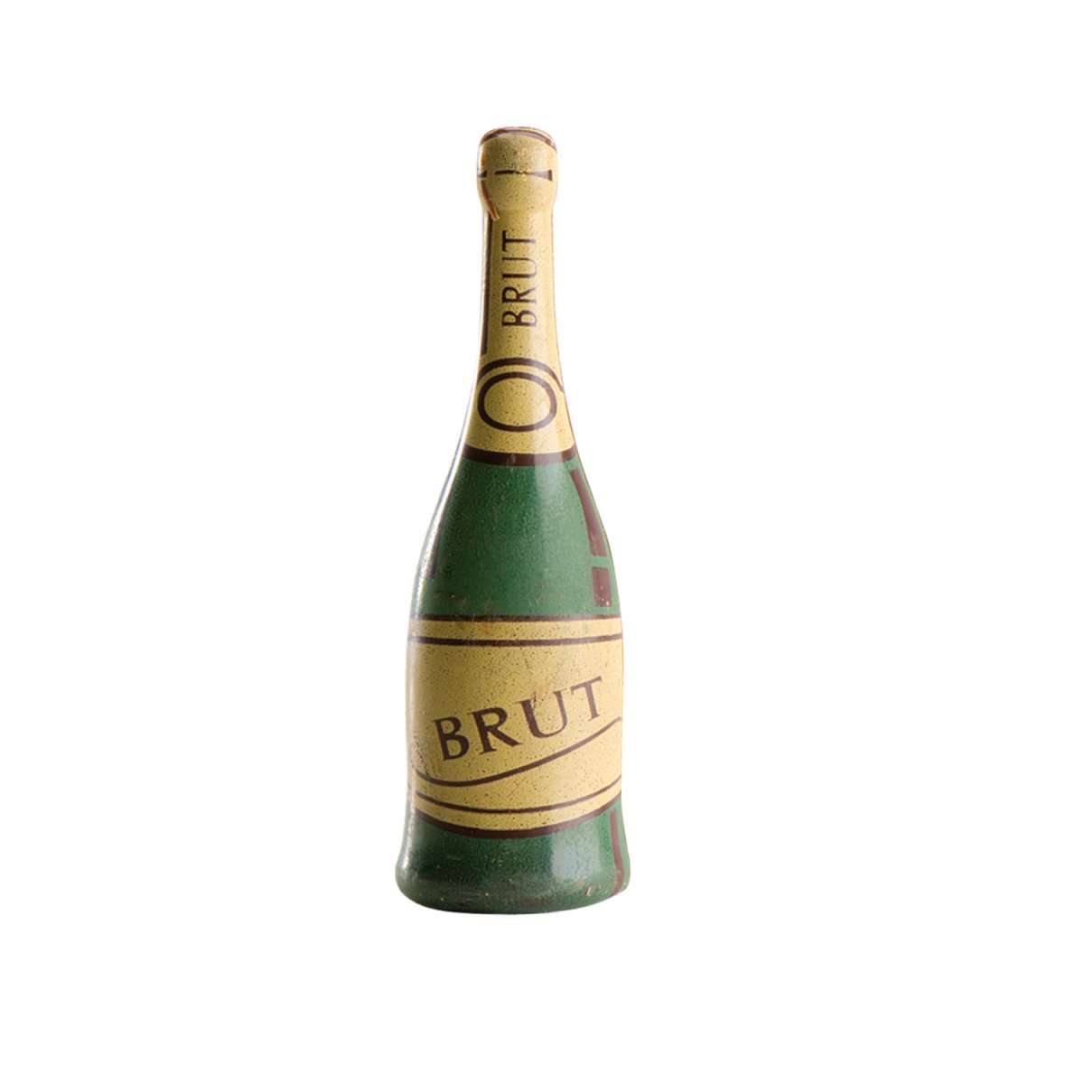 DECORAÇÃO CHOCOLATE PRETO GARRAFA DE CAVA BRUT 2D 48 UNDS