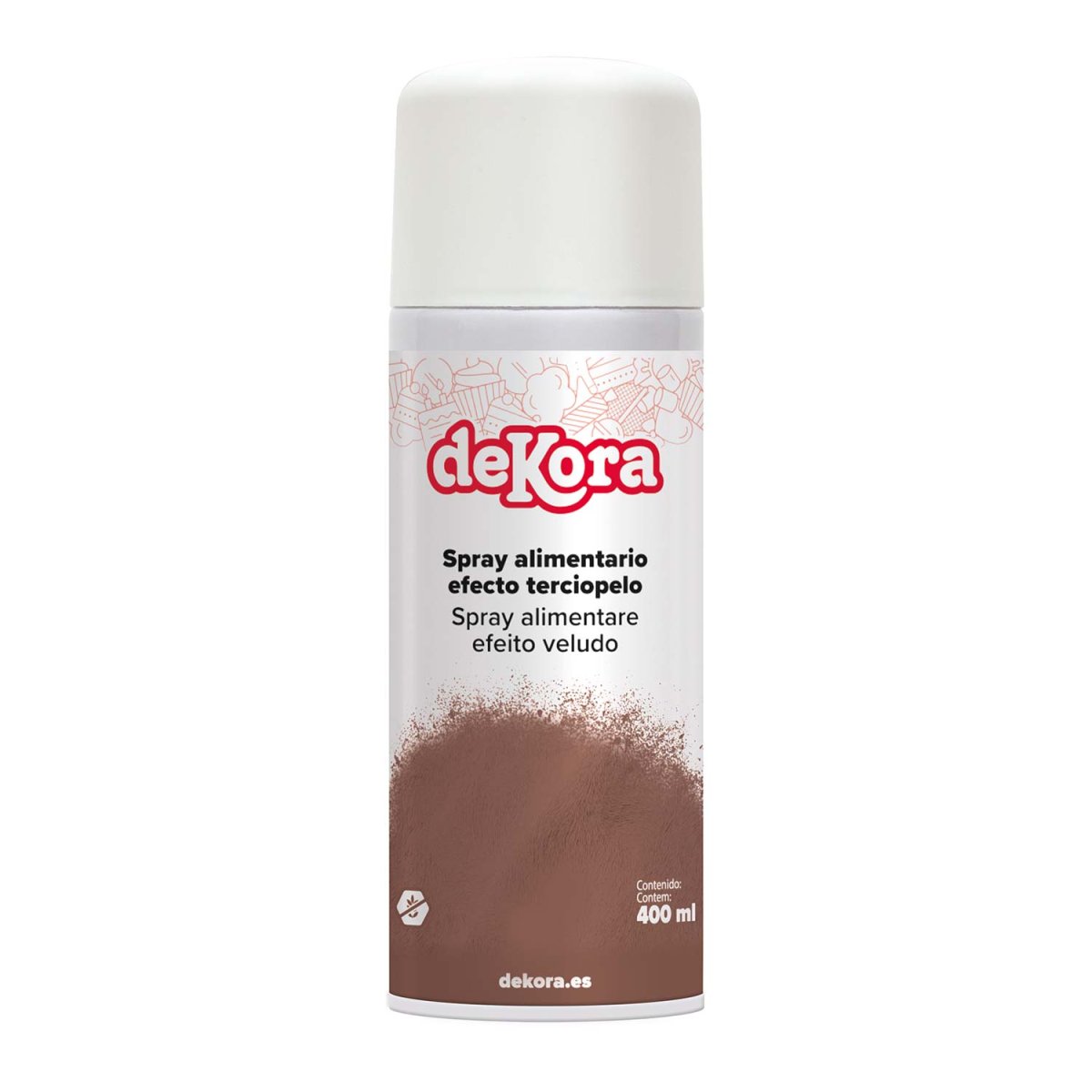 NOVO SPRAY EFEITO DE VELUDO CASTANHO 400ML