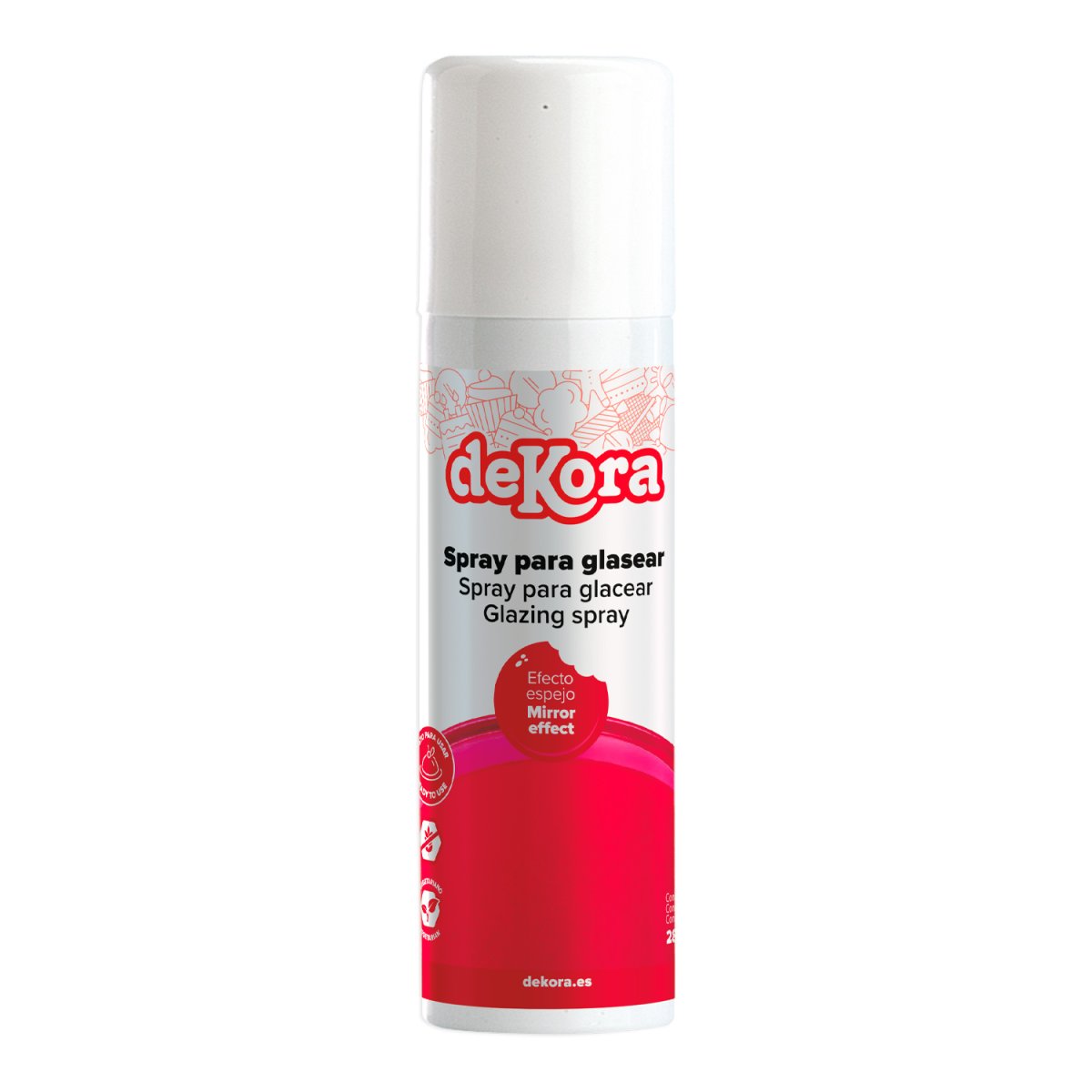 SPRAY GLAZE VERMELHO MORANGO AZF 280G