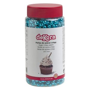 MINI PÉROLAS CHOCOLATE CRISPY AZUL Ø 0.6CM 350GR