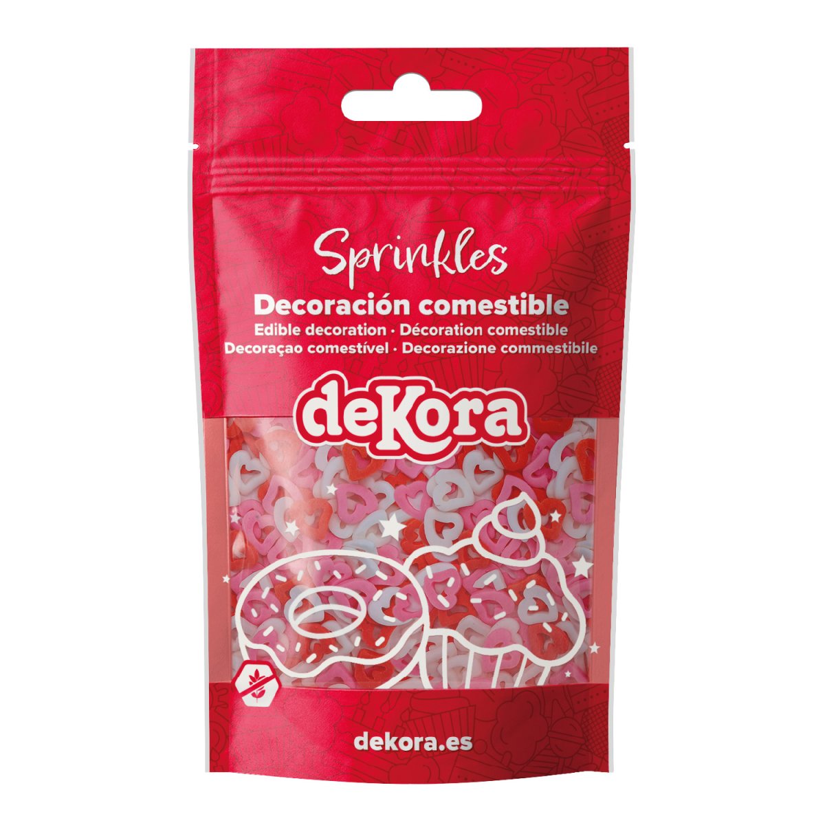SPRINKLE MIX CORAÇÕES OCOS  SECRET LOVE