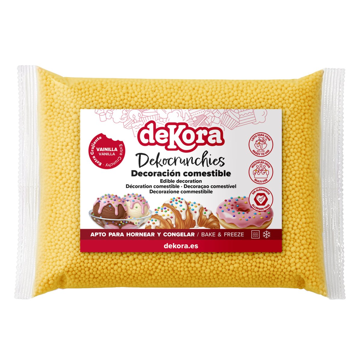 DEKOCRUNCHIES SABOR A BAUNILHA 1KG