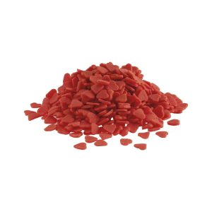 CONFETTI AÇÚCAR CORAÇÃO VERMELHO 1KG