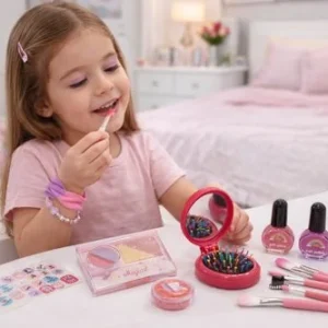 Kit Maquiagem e Cabelo com Pincéis