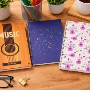 Caderno Universitário Love Music 80