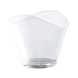 COPO PLÁSTICO TRANSPARENTE WAVE 85X60H70MM CAP.120ML