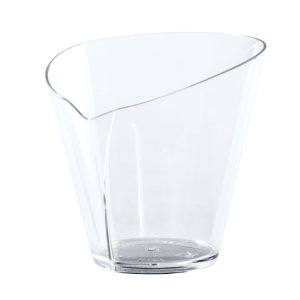 COPO PLÁSTICO TRANSPARENTE WAFFLE 64X62 H59MM CAP.70ML