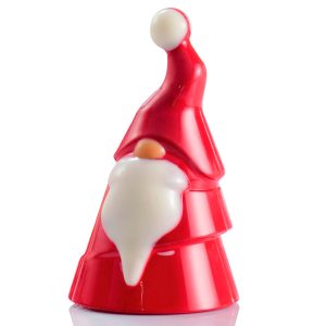 MOLDE POLICARBONATO PAPAI NOEL Ø 70 H 120MM | 4 PEÇAS