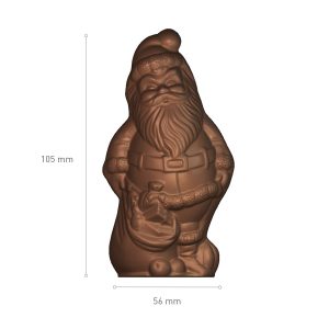 FORMA POLICARBONATO CHOCOLATE PAPAI NOEL 105X56MM