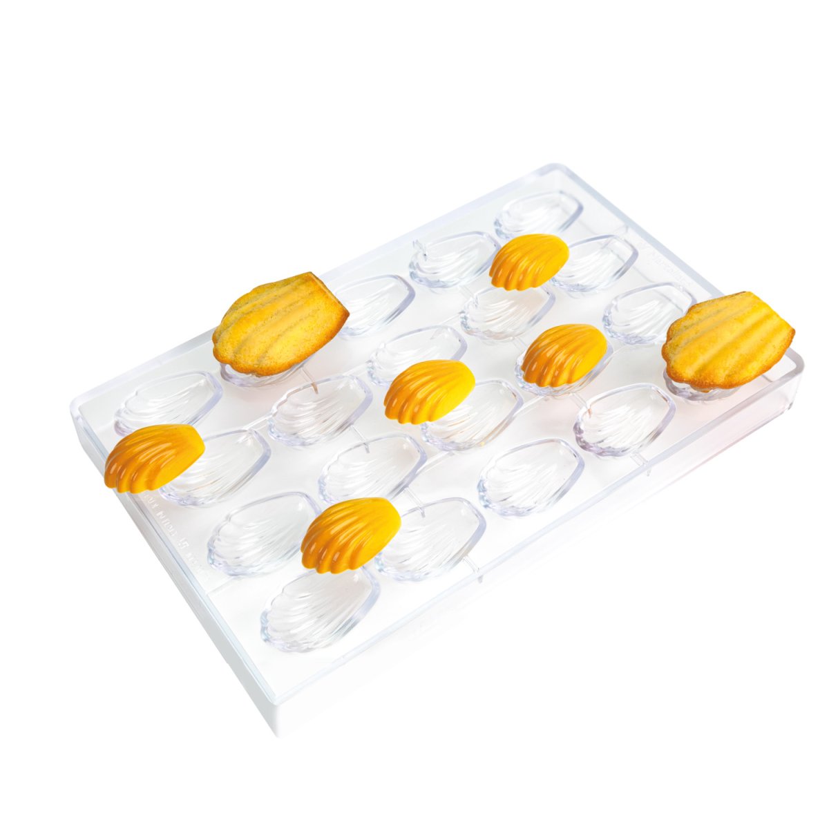 MOLDE DE POLICARBONATO 275 X 175 X 26 MM MADELEINE – 20 UNID