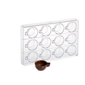MOLDE DE POLICARBONATO XÍCARA DE CAFÉ 3D 275 X 175 X 26,5 M